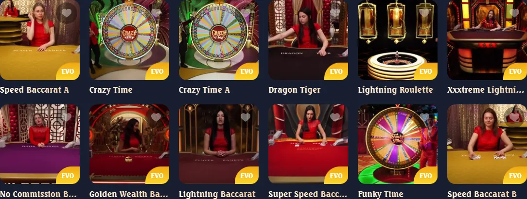 Jilipark live casino